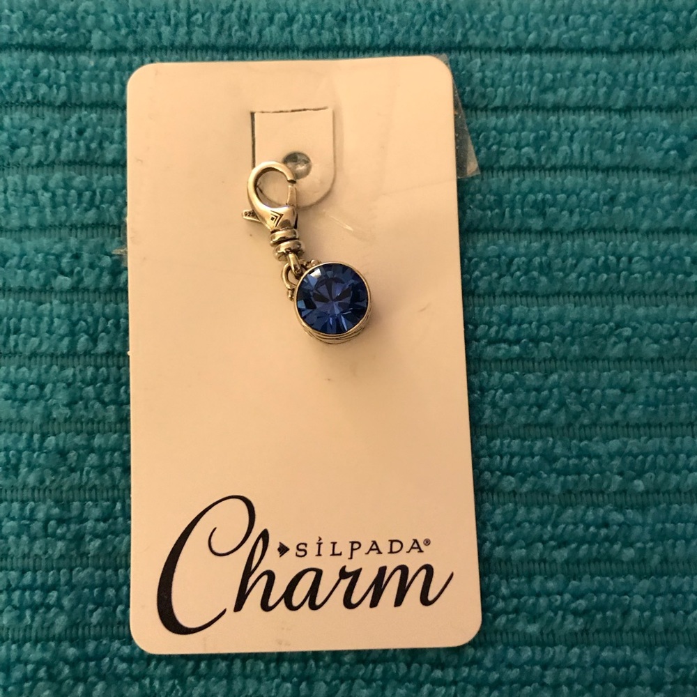 Silpada December Birthstone Charm C2538